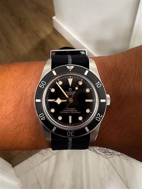 tudor black bay nato|tudor black bay champagne.